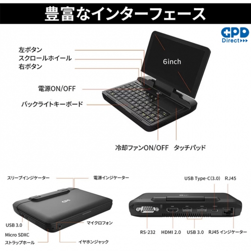 株式会社天空、GPD MicroPC 2021バージョンを本日より発売開始