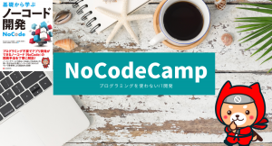 オンラインサロン「NoCodeCamp プログラミングを使わないIT開発」は、会員同士の交流やツールに関する知識やスキルが身につくオンラインのイベントを毎日実施