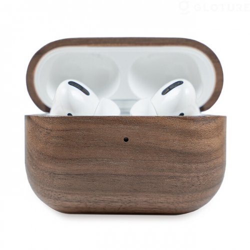 【大人気品薄！】木製の手触りが魅力 OAKYWOOD WALNUT AirPods Pro Caseを再入荷！【ワイヤレス充電対応／ストラップホール付／手作り】