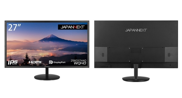 JAPANNEXTがIPSパネル搭載27インチWQHD液晶モニター JN-IPS271WQHDを2月25日（金)に発売