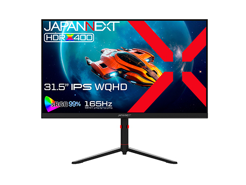 JAPANNEXTが31.5インチ 165Hzに対応のWQHDゲーミングモニターをAmazon.co.jp限定 37,980円で2月16日(金)に発売