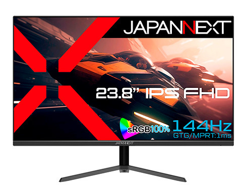 JAPANNEXTが23.8インチ FAST IPSパネル搭載144Hz対応フルHDゲーミングモニター2機種をAmazon.co.jp限定で4月5日(金)に発売