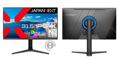 JAPANNEXTが31.5インチ IPSパネル採用 昇降式多機能スタンド搭載の4K液晶モニターをAmazon限定 43,980円で7月5日(金)に発売