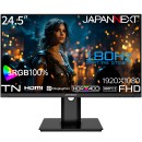 JAPANNEXTが24.5インチ TNパネル搭載 180Hz対応のフルHDゲーミングモニター2機種を7月26日(金)に発売