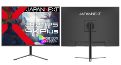 JAPANNEXTが28.2インチ IPSパネル搭載 4K Plus解像度の液晶モニターをAmazon限定 44,480円で9月6日(金)に発売