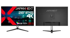 JAPANNEXTが28インチ 4K IPSパネル搭載 USB-C(最大65W)給電対応の液晶モニターを36,980円で10月18日(金)に発売