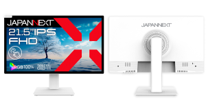 JAPANNEXTが21.5インチ USB-C給電対応 10点マルチタッチが可能なホワイトカラーのフルHD液晶モニターを32,980円で10月25日(金)に発売