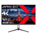 JAPANNEXTが23.8インチのIPSパネルを搭載し、USB-C(最大65W)給電に対応した4K液晶モニターを39,980円で11月29日(金)より発売