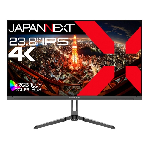 JAPANNEXTが23.8インチのIPSパネルを搭載した4K液晶モニターを37,980円で1月24日(金)より発売開始