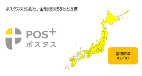 ポスタス株式会社、全国の金融機関との提携強化で店舗の人材不足解消と生産性向上を支援～全国の金融機関における業務提携先が88社を突破～