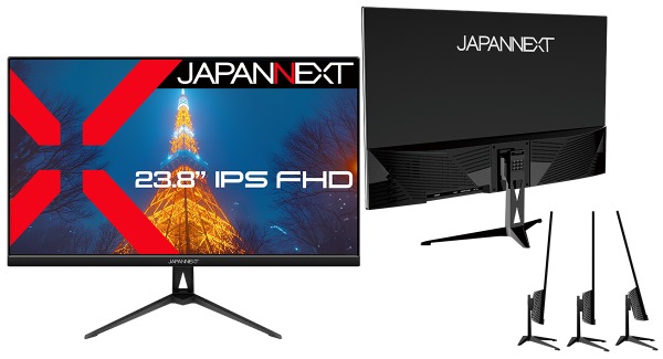 JAPANNEXTが23.8インチ IPSパネル搭載 フルHD解像度の液晶モニターを15,980円で2月21日(金)に発売