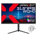 JAPANNEXTが31.5インチ IPSパネル搭載 USB-C(最大65W)給電に対応したWQHD液晶モニターを41,980円で2月21日(金)に発売