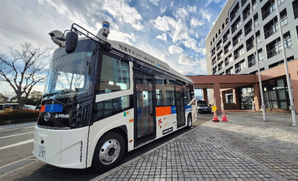 神奈川県央地区で初めて公道での自動運転EVバスの実証実験を実施