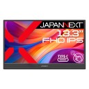 JAPANNEXTが13.3インチ IPSパネル 10点マルチタッチ対応のフルHDモバイルディスプレイをECサイト限定 22,980円で2月28日(金)に発売