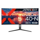 JAPANNEXTが40インチ IPSパネル搭載 アスペクト比21:9の5K2Kウルトラワイド湾曲液晶モニターを159,800円で3月7日(金)に発売