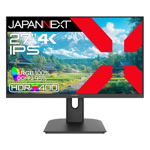 JAPANNEXTが27インチ IPSパネル搭載 USB-C(最大65W)給電に対応した4K液晶モニターをEC限定 32,480円で5月9日(金)に発売