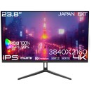 JAPANNEXTが23.8インチのIPSパネルを搭載した4K液晶モニターをECサイト限定 32,980円で7月4日(金)より発売開始