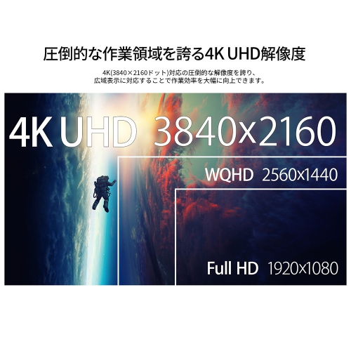 JAPANNEXTが55インチ IPSパネル搭載 USBメモリ再生対応の大型4K液晶モニターを69,980円で9月12日(金)に発売