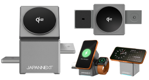 JAPANNEXTがスマートフォン・AirPods・Apple Watch 全てを同時に充電可能なワイヤレス充電器 3-in-1チャージャーを9,980円で発売
