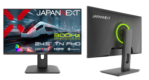 JAPANNEXTが24.5インチ TNパネル 300Hz/1ms対応のフルHDゲーミングモニターをAmazon限定 23,980円で12月12日(金)に発売