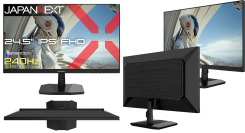 JAPANNEXTが24.5インチ IPSパネル搭載 240Hz/1ms対応のフルHDゲーミングモニターをECサイト限定 18,980円で3月5日(木)に発売