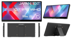JAPANNEXTが10.1インチ IPSタッチパネル搭載 アスペクト比が77:36のワイドHDモバイルモニターを21,980円で4月23日(木)に発売