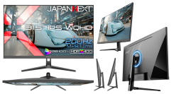 JAPANNEXTが31.5インチ IPSパネル搭載 200Hz対応のWQHDゲーミングモニターを42,980円で4月30日(木)に発売