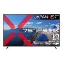 JAPANNEXTが75インチ IPSパネル搭載 USBメモリ再生対応の大型4K液晶モニターをECサイト限定 179,800円で5月14日(木)に発売