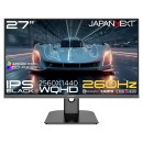 JAPANNEXTが27インチ IPS BLACKパネル搭載 260Hz対応のWQHDゲーミングモニターをECサイト限定 28,480円で5月14日(木)に発売