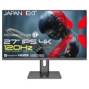 JAPANNEXTが27インチ IPSパネル採用 昇降式スタンド搭載 120Hz対応の4KゲーミングモニターをAmazon限定 35,980円で発売