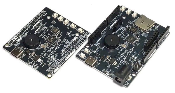 マイクロファン、教育用マイコン基板の組込みモデル「TRYGEAR-CORE RP2350A」発売！TRYGEARを使用した演習成果をロボットなどに組み込み展開