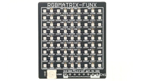 マイクロファン、教育用マイコン「TRYGEAR」用、9x9ドットカラーLEDマトリックス「RGBMATRIX-FUNX」を発売！「情報I」情報デザイン演習に最適