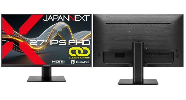 JAPANNEXTが27インチ IPSパネル採用 デイジーチェーン機能搭載のフルHD液晶モニターを29,980円で7月2日(木)に発売