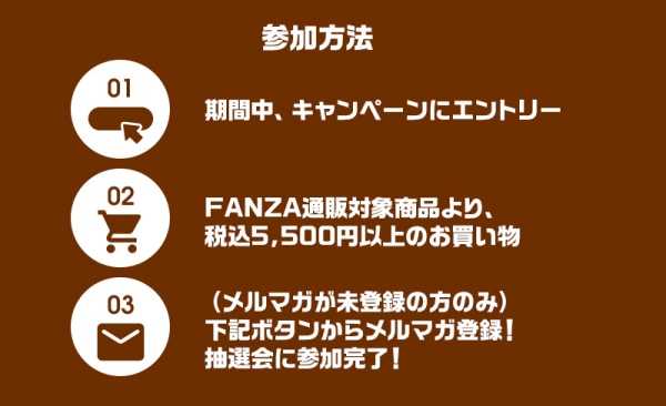 【FANZA通販】総額100万ポイントが当たる「大抽選会」を7月30日(木)より開催！対象商品5,500円以上購入＆メルマガ登録で最大2,000pt還元