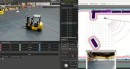 フィジカルAIシミュレーションの様子