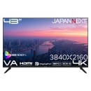 JAPANNEXTが43インチのVAパネルを搭載した大型4K液晶モニターを47,980円で9月3日(木)に発売