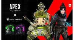 【GALLERIA】「Apex Legends」コラボモデル 戦場へ降臨 「オクタン」「レイス」を纏うピラーレスケースで発売 TGS 2026で発表&展示開始