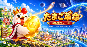 卵を売っていたら、国家経営と宇宙開発に。放置経営ゲーム『たまご革命』iOS版配信開始