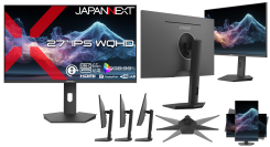 JAPANNEXTが27インチ IPSパネル USB-C(最大65W)給電 昇降式スタンド搭載のWQHD液晶モニターを30,980円で10月1日(木)に発売