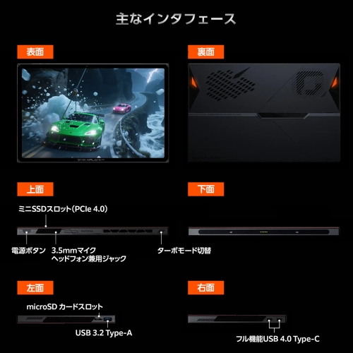 天空、インテル® Core™ Ultra 7 プロセッサー 258V 搭載3 in 1ゲーミングPC「OneXPlayer X2 Air 国内正規版」を発売