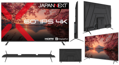 JAPANNEXTが60インチのIPSパネルを搭載した大型4K液晶モニターを104,800円で10月15日(木)に発売