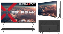 JAPANNEXTが55インチのIPSパネルを搭載した大型4K液晶モニターを68,970円で10月22日(木)に発売